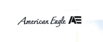 Trademark AMERICAN EAGLE +LOGO AE