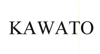 Trademark KAWATO