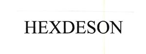 Trademark HEXDESON