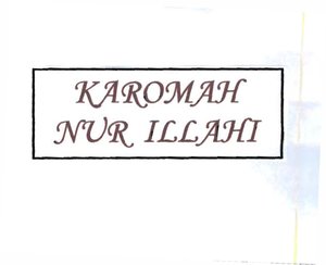 Trademark KAROMAH NUR ILLAHI