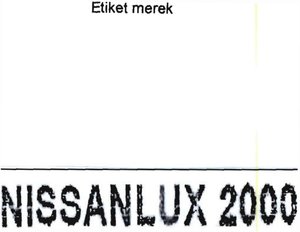 Trademark NISSANLUX 2000