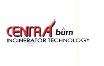 Trademark CENTRAburn INCINERATOR TECHNOLOGY