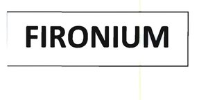 Trademark FIRONIUM