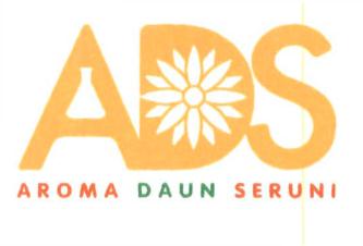 Trademark ADS AROMA DAUN SERUNI + LUKISAN BUNGA