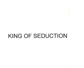 Trademark KING OF SEDUCTION