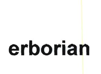 Trademark ERBORIAN