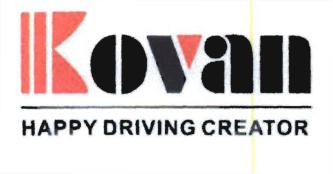 Trademark KOVAN, HAPPY DRIVING CREATOR