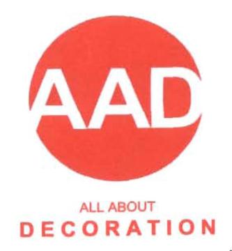 Trademark AAD ALL ABOUT DECORATION