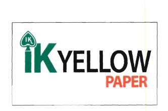 Trademark IK YELLOW PAPER