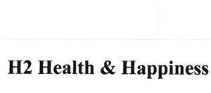 Trademark H2 HEALTH & HAPPINESS