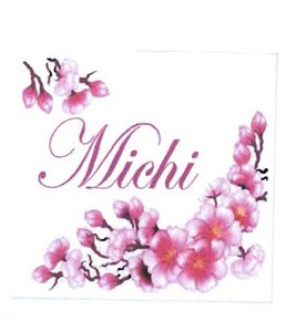 Trademark MICHI + LUKISAN BUNGA