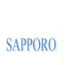 Trademark SAPPORO