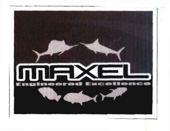 Trademark MAXEL + lukisan ikan