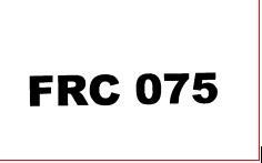 Trademark FRC 075