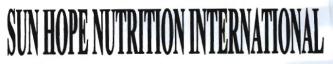 Trademark SUN HOPE NUTRITION INTERNATIONAL