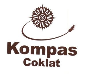 Trademark KOMPAS COKLAT + LOGO KOMPAS