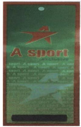 Trademark ASPORT + LOGO BINTANG