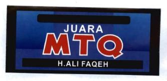 Trademark JUARA M.T.Q. H. ALI FAQEH