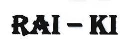 Trademark RAl - KI