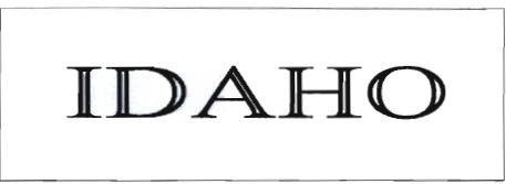 Trademark IDAHO