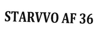 Trademark STARVVO AF 36