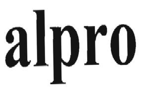 Trademark ALPRO