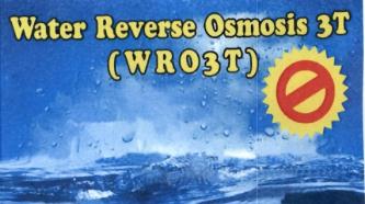 Trademark Water Reverse Osmosis 3T (WRO3T)