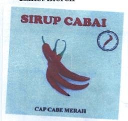 Trademark Cap Cabe Merah