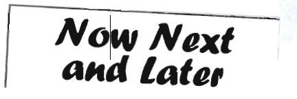 Trademark NOW NEXT AND LATER: