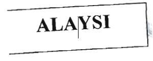Trademark ALAYSI