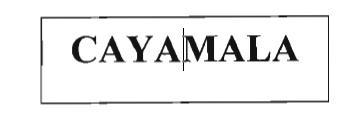 Trademark CAYAMALA