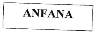 Trademark ANFANA