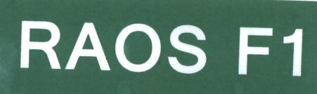 Trademark RAOS F1
