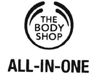 Trademark THE BODY SHOP ALL IN ONE
