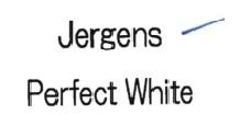 Trademark JERGENS PERFECT WHITE