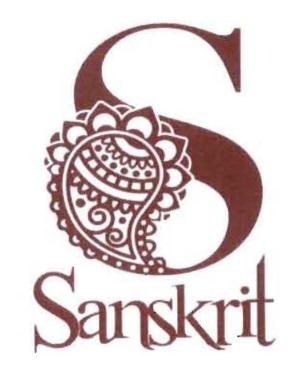 Trademark SANSKRIT + LOGO S