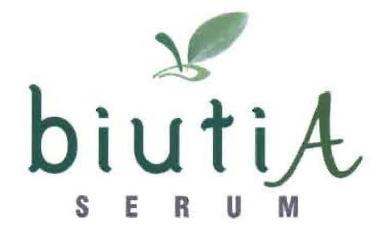 Trademark BIUTIA SERUM