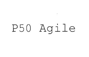 Trademark P50 AGILE