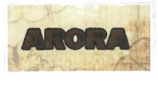 Trademark ARORA