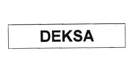 Trademark DEKSA