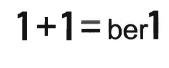 Trademark 1+1 =ber1