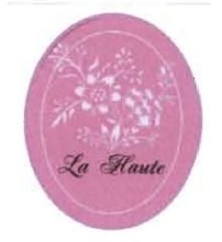 Trademark LA HAUTE + LUKISAN BUNGA