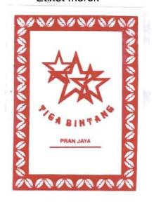 Trademark TIGA BINTANG PRAN JAYA