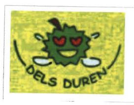 Trademark DELS DUREN + Lukisan buah duren