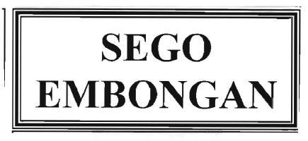 Trademark SEGO EMBONGAN