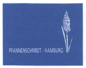 Trademark PFANNENSCHMIDT-HAMBURG