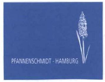 Trademark PFANNENSCHMIDT-HAMBURG