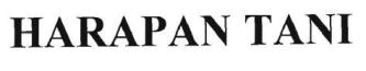 Trademark HARAPAN TANI