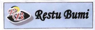 Trademark RB RESTU BUMI + LOGO