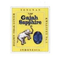 Trademark GAJAH SAPPHIRE dan gambar